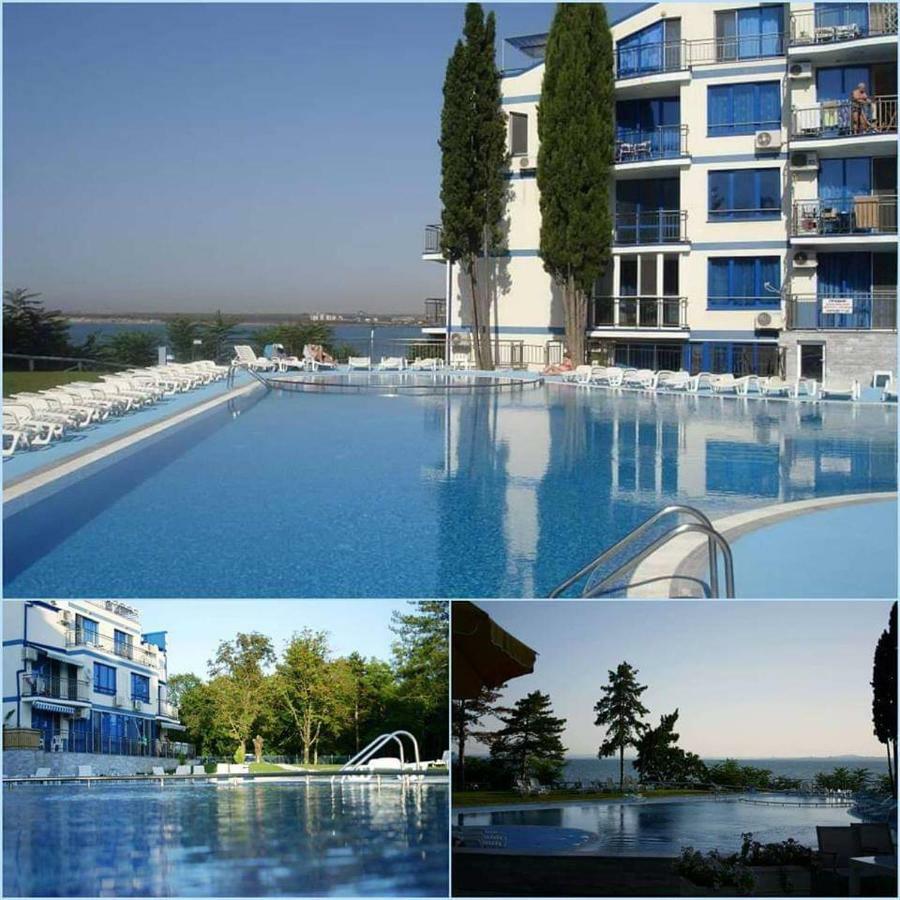 Blue Bay Palace Apart Complex Pomorie Bagian luar foto